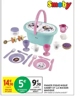 Intermarché Panier pique-nique gabby et la maison magique offre