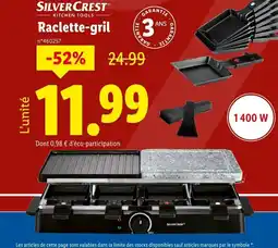 Lidl SILVERCREST Raclette-gril offre