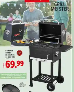 Lidl Barbecue confort au charbon de bois mini offre