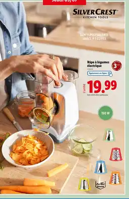 Lidl SILVER CREST Râpe à légumes offre
