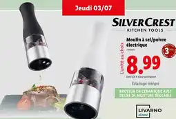 Lidl SILVERCREST Moulin à sel/poivre électrique offre