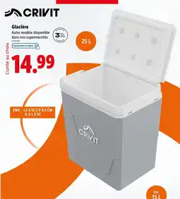 Lidl CRIVIT Glacière offre