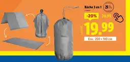 Lidl Bâche 3 en 1 offre