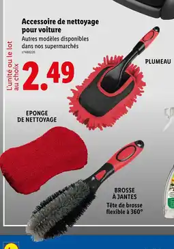 Lidl Accessoire de nettoyage pour voiture offre