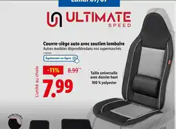 Lidl Couvre-siège auto avec soutien lombaire offre