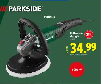 Lidl PARKSIDE Polisseuse d'angle offre