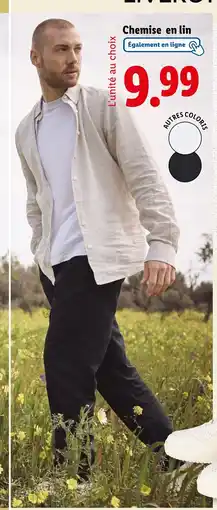 Lidl Chemise en lin offre