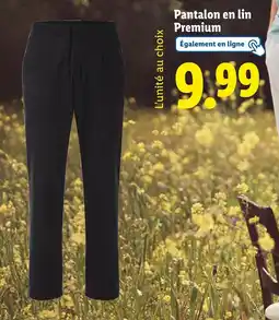 Lidl Pantalon en lin Premium offre