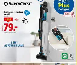 Lidl SILVERCREST Aspirateur cyclonique sans fil offre