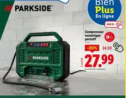 Lidl PARKSIDE Compresseur numérique portatif offre