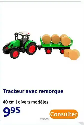 Action Tracteur Avec Remorque offre