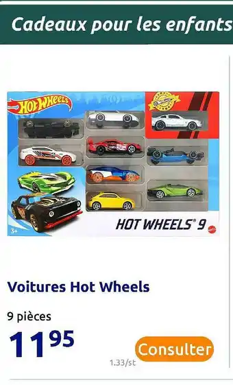 Action Voitures Hot Wheels offre