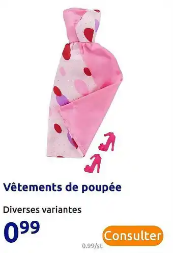 Action Vêtements De Poupée offre