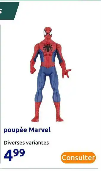 Action Poupée Marvel offre