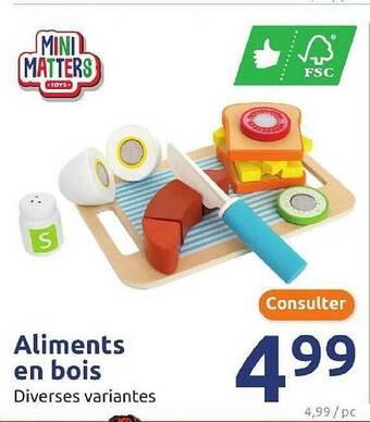 Action Aliments En Bois offre