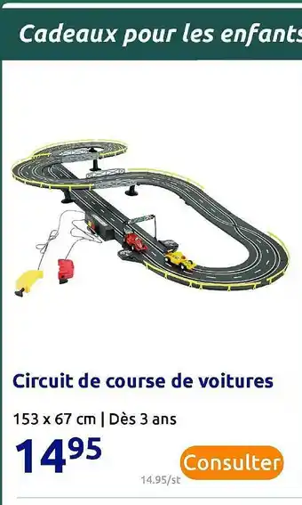 Action Circuit De Course De Voitures offre