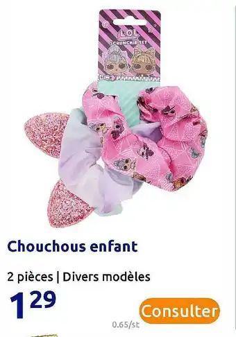 Action Chouchous Enfant offre