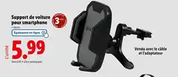 Lidl ULT Support de voiture pour smartphone offre
