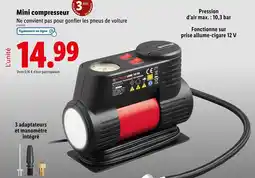 Lidl ULTIMATE SPEED Mini compresseur offre