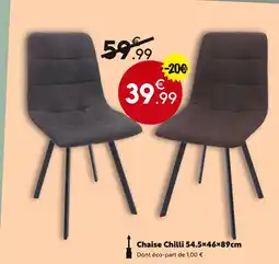 Maxi Bazar Chaise Chilli offre