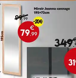 Maxi Bazar Miroir Joanna cannage offre