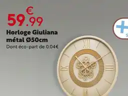 Maxi Bazar Horloge Giuliana métal offre