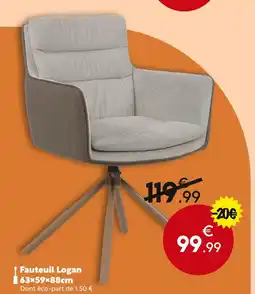 Maxi Bazar Fauteuil Logan offre