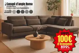 Maxi Bazar Canapé d'angle Roma offre