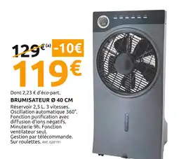 Mr Bricolage Brumisateur ø 40 cm offre