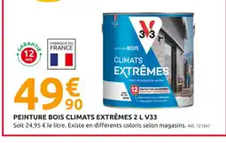 Mr Bricolage V33 Peinture Bois Climats Extrêmes 2 L offre