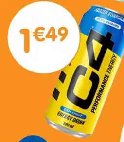 b&m C4 C4 performance energy frozen bombsicle offre