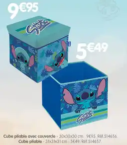 b&m Disney Cube pliable avec couvercle offre