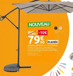 Mr Bricolage INVENTIV Parasol déporté 3 x 2 m Essentia offre