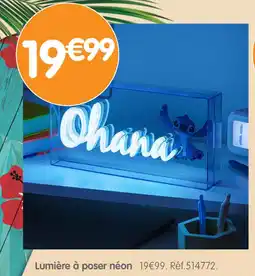 b&m Disney Lumière à poser néon offre