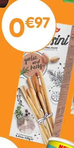 b&m BARBERO Grissini ail et fines herbes offre