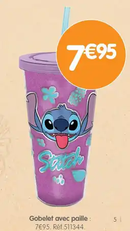 b&m Disney Gobelet avec paille offre