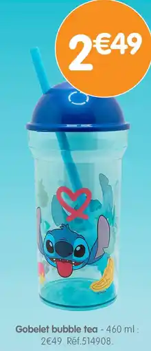 b&m Disney Gobelet bubble tea offre