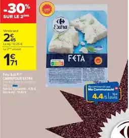 Cora x Carrefour Feta a.o.p. carrefour extra offre