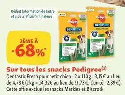 Maxi Zoo Pedigree - sur tous les snacks offre