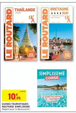 Intermarché Hyper Hachette - guides touristiques routard simplissimo offre