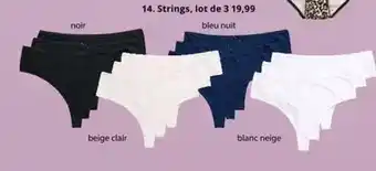 Ulla Popken Strings, lot de 3 offre