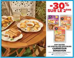 Cora x Carrefour Sur toutes les spécialités exotiques carrefour sensation offre