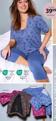 Ulla Popken Oeko-tex - pyjama offre
