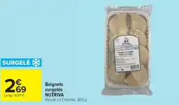 Cora x Carrefour NUTRIVA Beignets surgelés offre