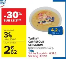 Cora x Carrefour Tortilla carrefour sensation offre