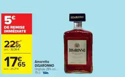 Cora x Carrefour DISARONNO Amaretto offre