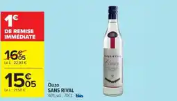 Cora x Carrefour SANS RIVAL Ouzo offre