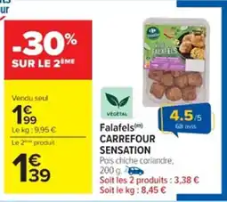 Cora x Carrefour Falafels carrefour sensation offre