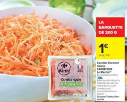 Cora x Carrefour Carottes finement râpées carrefour le marchen offre