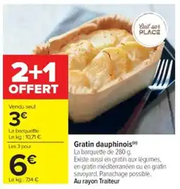 Cora x Carrefour Gratin dauphinois offre